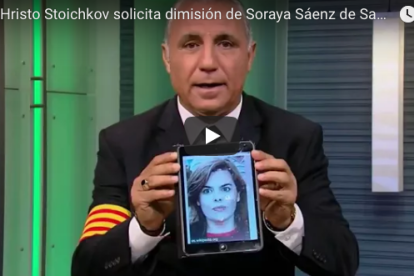 Stoichkov, hablando de Soraya Sáenz de Santamaría.