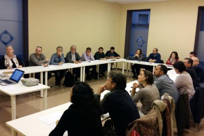 Fotografia de la reunió que va tindre lloc el dilluns 20 de març.