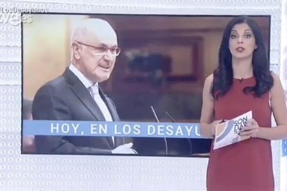 El expresidente de UDC ha participado este miércoles en el programa 'Los desayunos de TVE'.