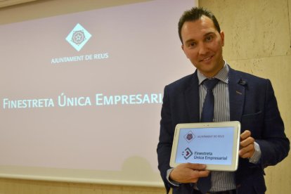 Un momento de la presentación de la FUE, que ha tenido lugar este lunes en el consistorio reusense.