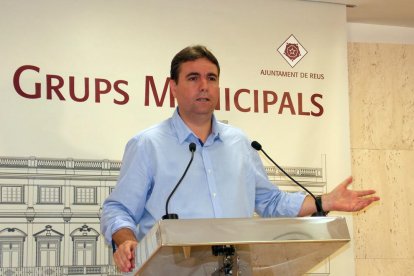 El portaveu del Grup Municipal de Ciutadans a l'Ajuntament de Reus, Juan Carlos Sánchez