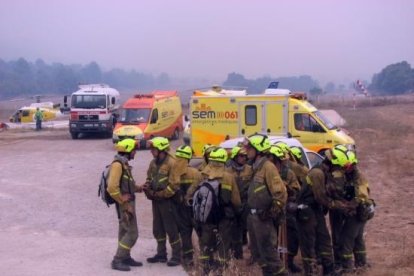 El incendio de Horta de Sant Joan, donde murieron cinco Bomberos, calcinó centenares de hectáreas de espacios protegidos.