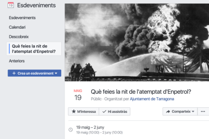 El llamamiento para conseguir testimonios se ha hecho a través de un acontecimiento de Facebook.