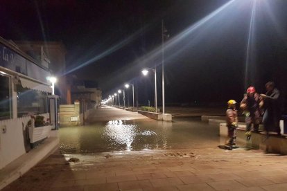 Inundación en el barrio de Sant Salvador el pasado 22 de enero.