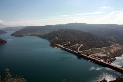 El embalse de Rialb, a más del 90% de su capacidad.