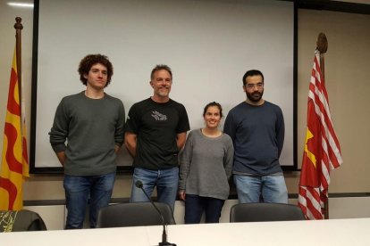 El nou equip tècnic dels Xiquets de Tarragona.