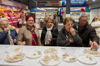 La butifarra de huevo ha sido la protagonista del desayuno.