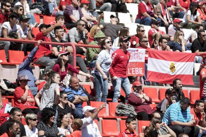 L'afició del Nàstic espera amb ganes el partit.