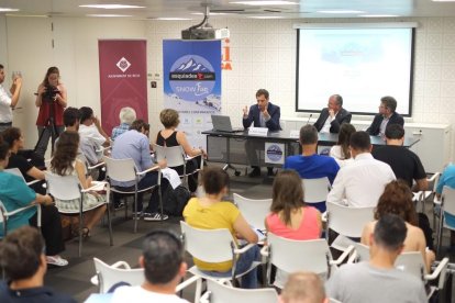 Un momento de la rueda de prensa de presentación de la feria.