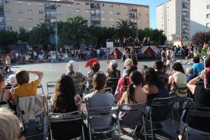 Imatge d'arxiu de les festes del barri de Sant Pere i Sant Pau, que se celebren la darrera setmana de juny.