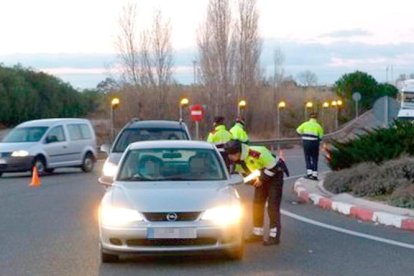 Un control de carretera reciente de los Mossos d'Esquadra.