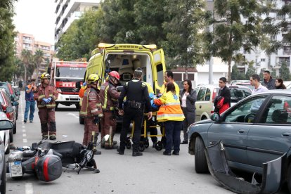 El accidente ha tenido lugar minutos antes de las dos del mediodía.