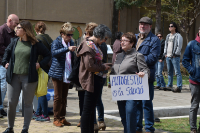 Un moment de la manifestació.