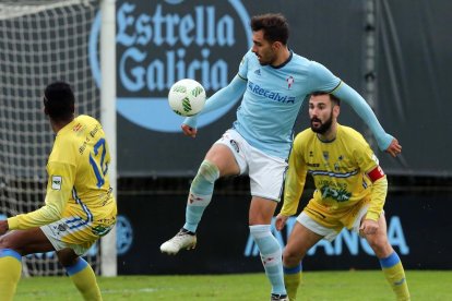 Borja Iglesias, con el Celta B.