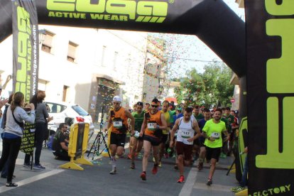 Imagen de la salida de la I Banyerenca Run.