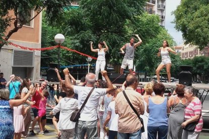 Instant del Ball Parlat que va tenir lloc divendres al vespre.