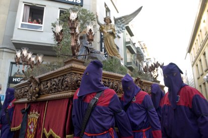 El pas l'Oració a l'Hort ha estat restaurat en un taller familiar de Guadalajara especialitzat en art religiós.