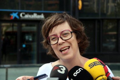 Imatge d'arxiu de la diputada de la CUP Eulàlia Reguant.