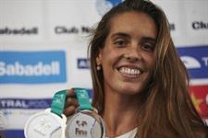 Ona Carbonell, reciente medallista de plata al Mundial de Budapest.