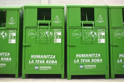 Humana Fundación Pueblo para Pueblo tiene instalados 19 contenedores en Salou.