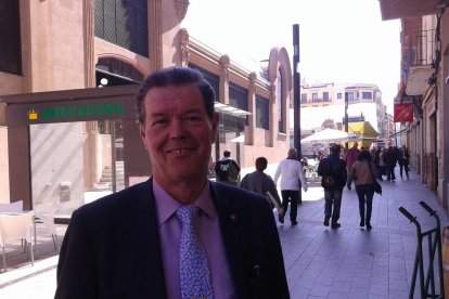 Josep Maria Juan es va mostrar optimista i va dir que la recuperació de l'antic Mercat s'està notant.