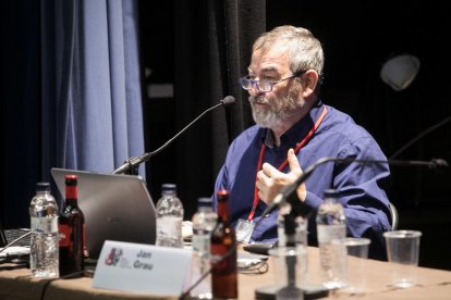 Jan Grau, durante su intervención.