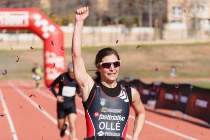 L'atleta de Valls Dolça Ollé.