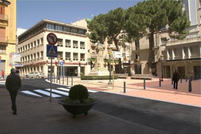 Una recreació de l'aspecte que tindrà l'espai en acabar les feines.