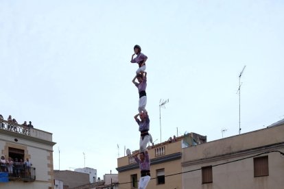 Pilar de 8fm de la Colla Jove Xiquets de Tarragona al Catllar