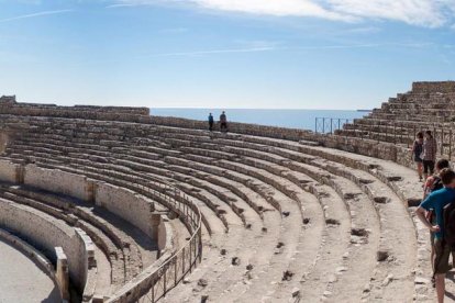 L'amfiteatre és un dels elements que han estat fotografiats per l'exposició.