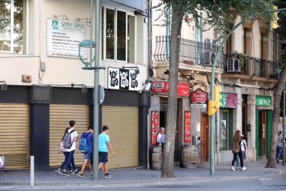 Imagen del lugar donde se produjo la pelea la madrugada de sábado a domingo.