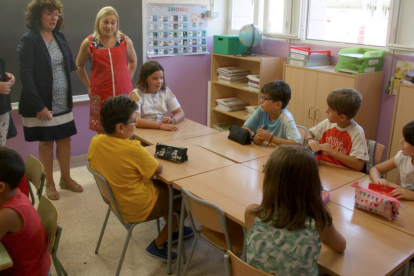 Imatge d'arxiu d'una aula d'una escola tarragonina.