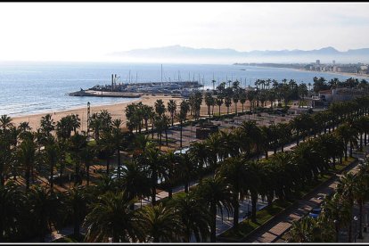 Imatge del Passeig Jaume I de Salou.