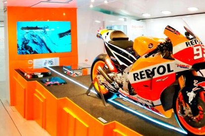 La moto de Marc Márquez és un dels elements que