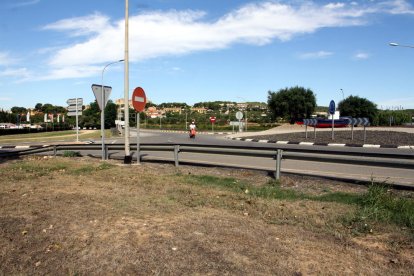 Ubicació de la futura bassa, a l'entorn de la Conca de la Rasa, on es recolliran aigües pluvials.