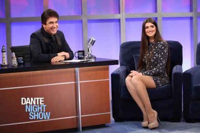 L'Elisabeth en una entrevista al programa Dante Night Show.