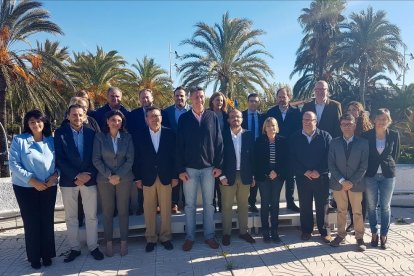 Xavier Garcia Albiol en la presentació de la candidatura del PP per Tarragona el 21-D.