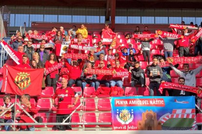 L'afició del Nàstic a Sòria.