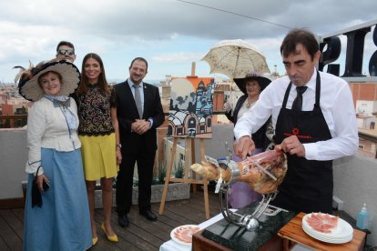 Imagen de la presentación de la campaña que ha tenido lugar en el hotel Urbis.