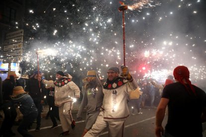 Un moment del correfoc.