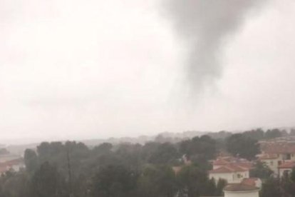 Imatge del tornado a Miami Platja.