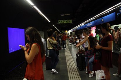 Imagen de archivo de la estación de Sants en Barcelona.