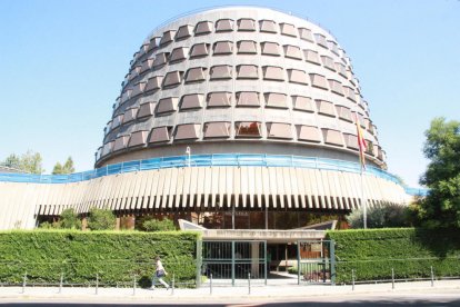 Imatge del Tribunal Constitucional a Madrid.