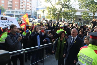 Imagen de archivo del alcalde de Reus, Carles Pellicer, entrando al juzgado de Reus.