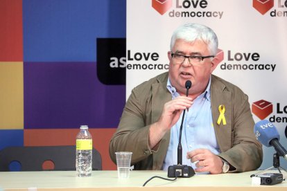 El vicepresidente de l'ANC, Agustí Alcoberro.