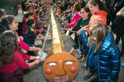 Imatge d'una activitat de Nadal a Alcover l'any passat.