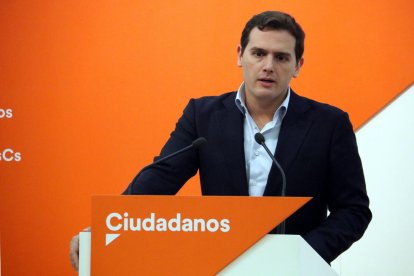 El líder de Ciutadans, Albert Rivera.