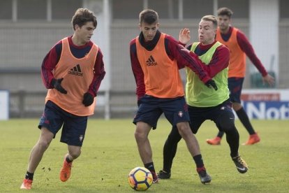 Un entrenament de l'Osasuna de la passada setmana.