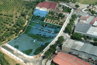 Imatge aèria de les parcel·les venudes per l'Incasòl al polígon Mas de les Ànimes de Reus.