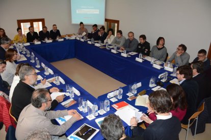 La reunió s'ha fet a la Casa Canals i ha